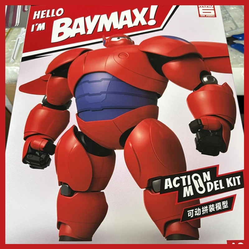 

100% Genuine Gong Big Hero 6 Baymax New Series Assembled Model Baymax 18cm Action Figure Ornaments Birthday Gift For Kid
