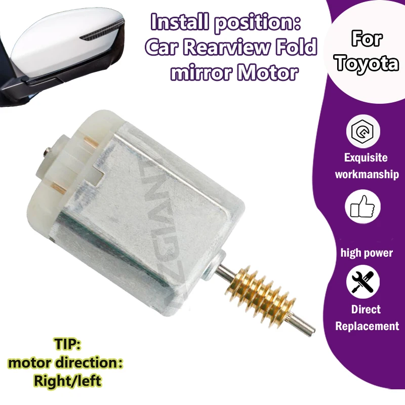 

AZGIANT FC-280PD-18165 Car Door Side Mirror Electric Fold function R L Motor For Toyota Sienna Highlander Kluger MK1/Camry MK5