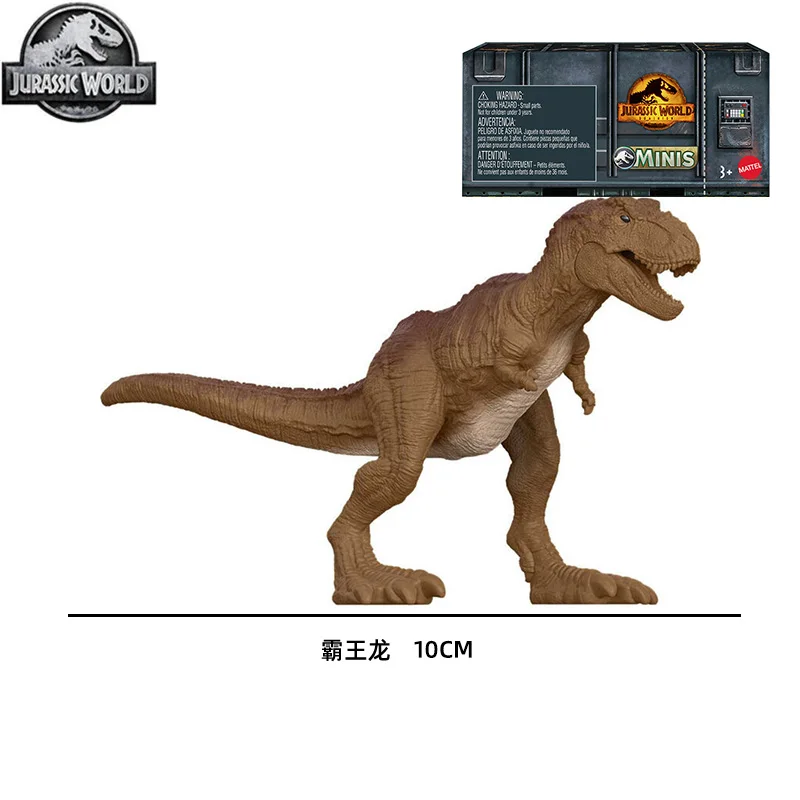 Original Mattel Jurassic World Dinosaur Dominion Minis Anime Action Figure Tyrannosaurus Rex Thermidor Boy Toy for Children Gift