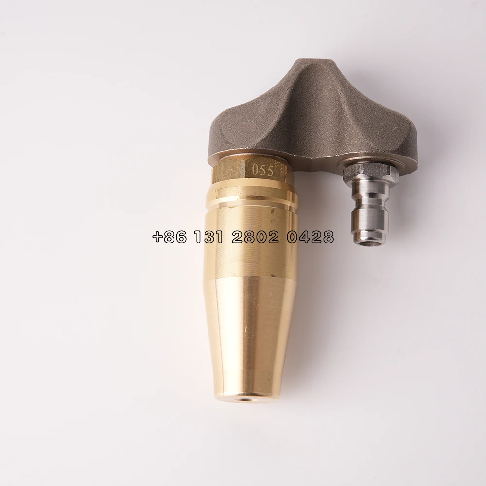 1/4 3/8 Sewer Jetting Turbo Nozzle for High Pressure Washer, Root Ranger Nozzle, Brass Reverse Turbo Jetter Nozzle