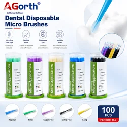 Dental Disposable Micro Applicator Adhesive Bendable Brush Cotton Swab Dentistry Materials Extension Tool