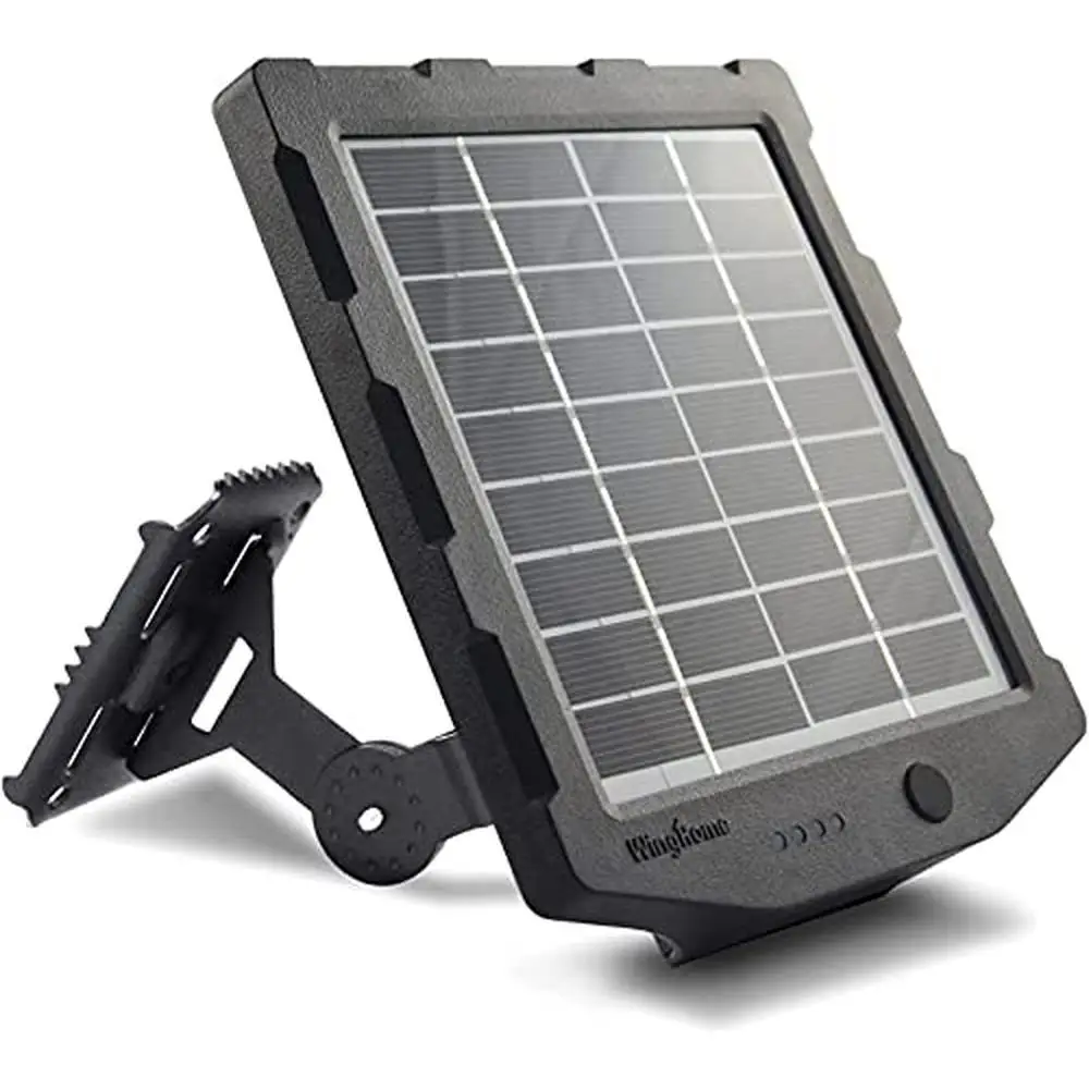 Solar Panel Charger Kit Outdoor Security Cameras 6V/12V Rechargeable Battery IP66 Eco-Friendly