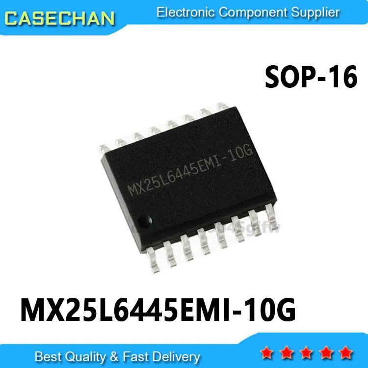 10PCS MX25L6445EMI-10G MX25L6445 25L6445 SOP-16