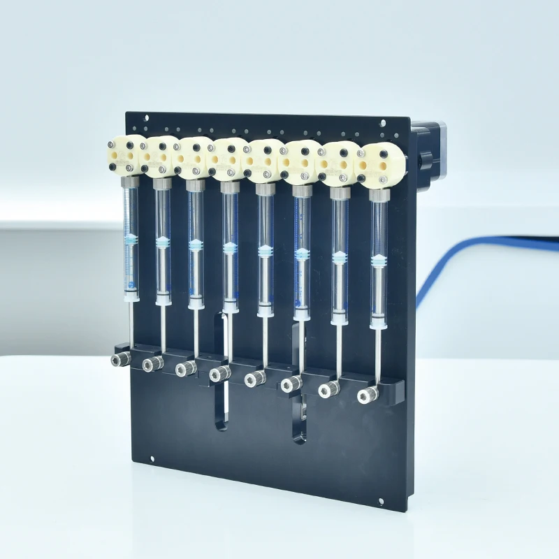 High-Precision Micro Syringe Pump - Independently Developed Versatile Lab Equipment for Use with Various Distribution Valves