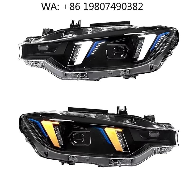 

White Yellow Dual DRL LED Front Headlight Halogen Upgrade Parts