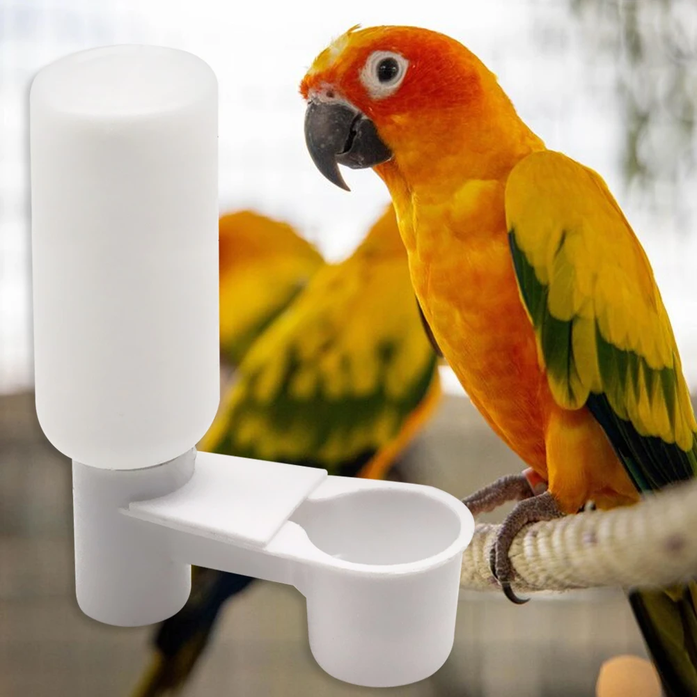 

5/10/20 шт., чашки для питья для птиц, перепелов, чашки для бутылки с водой, чашка для кошки, курицы, голуби, попугая, хомяка, двойная насадка, направляющая для воды для птицы