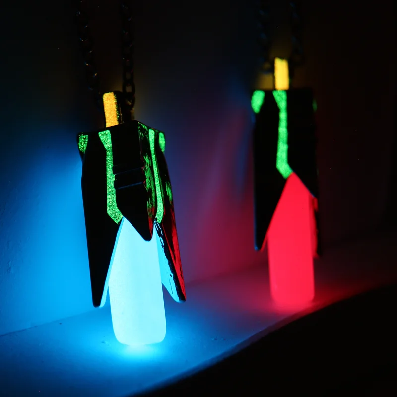 Miku Anime Peripheral Necklace Cartoon Fluorescent Jewelry Pendant Accessories Couple Gifts Fans Collect Birthday Gifts view 3