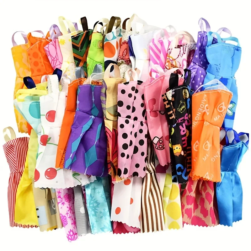 55PCS Wardrobe Set Doll Closet with Fashion Accessories Clothes Dress Hanger Bags Shoes for 30cm Barbie Doll Christmas Gift