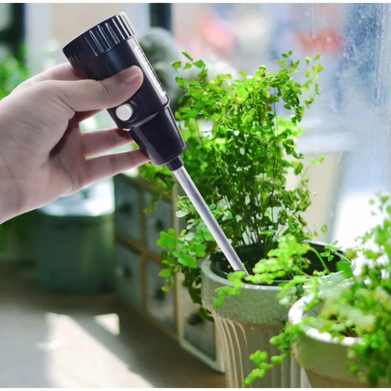 2 IN1 ハンドヘルドインスタントリーディングスクリーンロングタイプデジタル土壌PH水分センサー