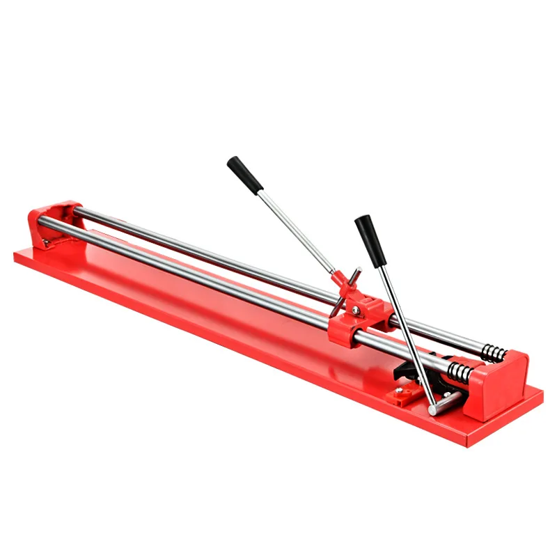 Double-rail steel base plate push knife, manual cutter, brick splitter, push-pull segment, vintage model scribing 600 800