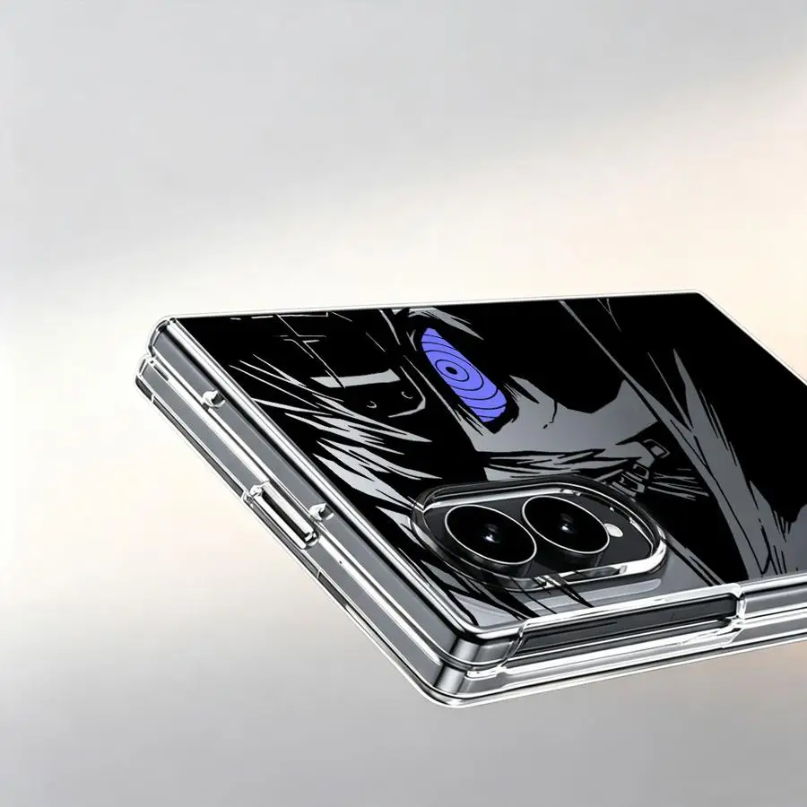 Funda de teléfono transparente suave de anime N-arutos para Samsung Galaxy Z Fold 8 ZFold8. 3