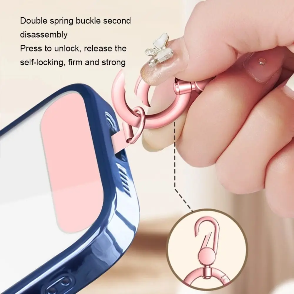 

360 ° Универсальный поворотный ремешок для телефона, креативный, роскошный, с защитой от потери, для ношения на шее/через плечо, аксессуар для телефона