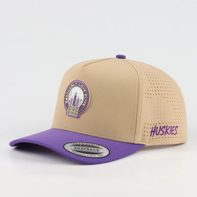 

BSCI Custom Design 5 Panel Laser Cut Hole Sport Hat Oem Embroidery Patch Logo Cap Polyester Gorras Trendy Unisex Baseball Cap