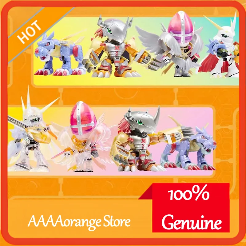 오리지널 반다이 플라모델 디지몬 어드벤처 플라스틱 모델 키트 서프라이즈 박스 WarGreymon 조립 피규어 성인용 장난감 수집품