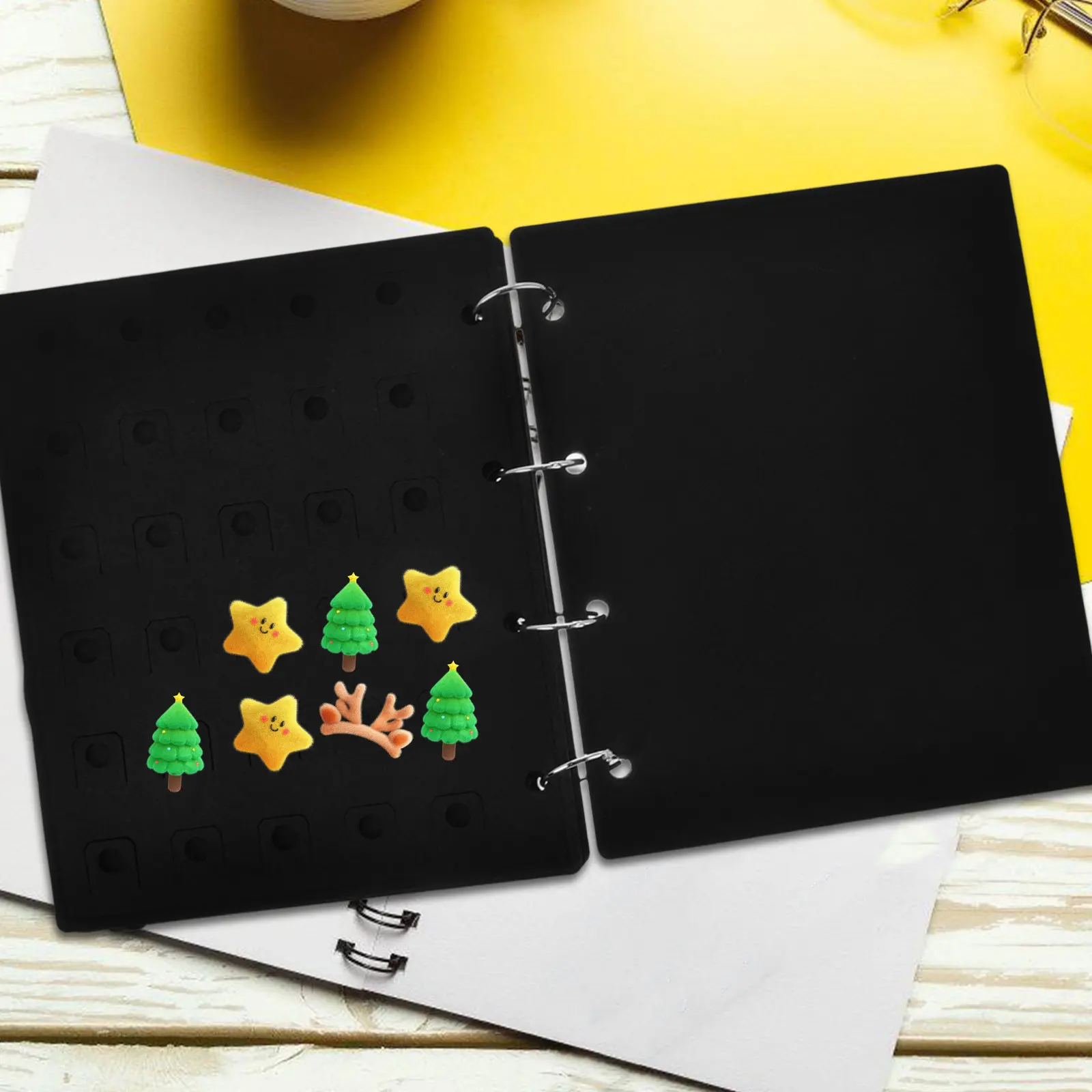 Felt Pin Collection Book Multifunctional Storage Organizer Display Album Large Capacity Portable Pin Badge Display Holder