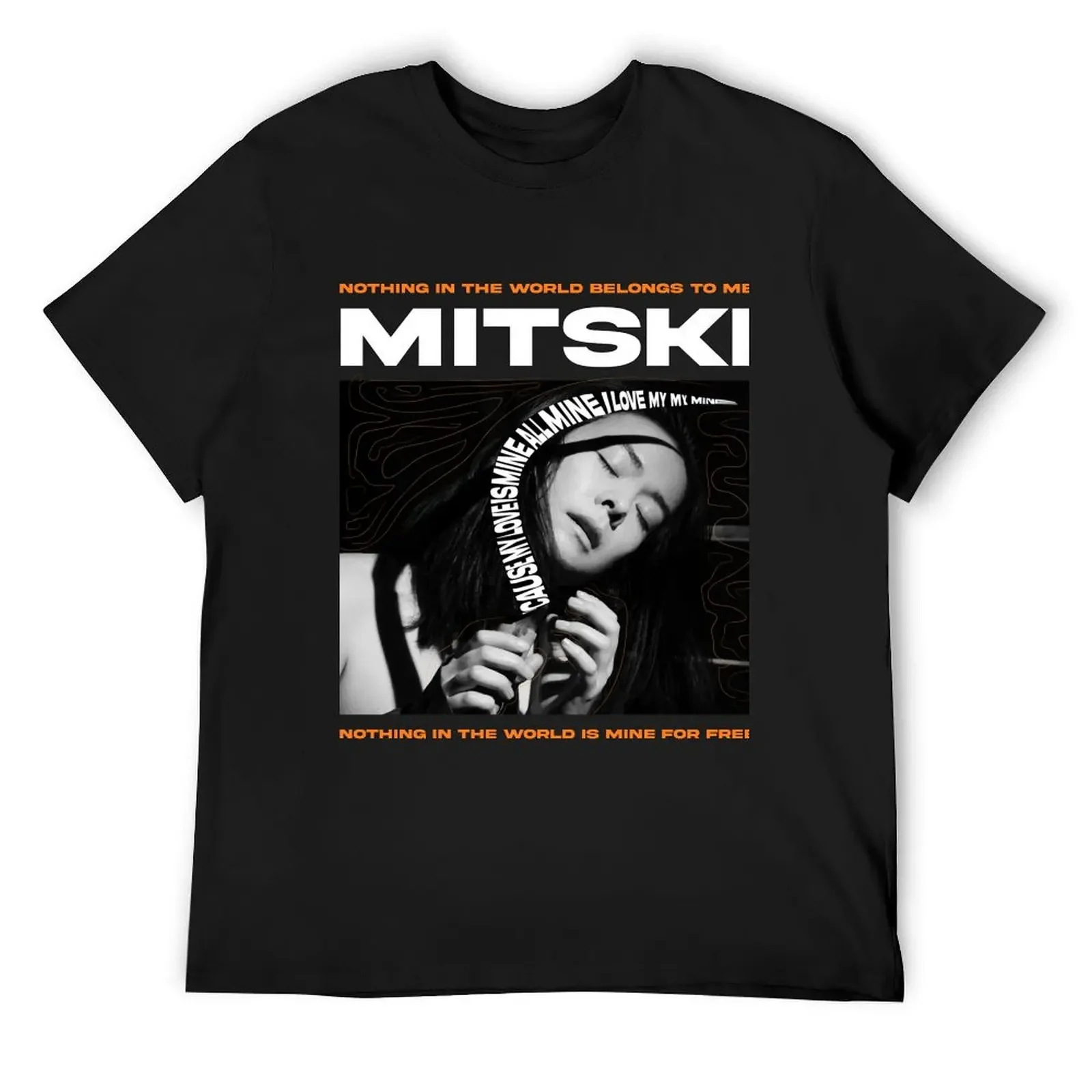 Mitski T-Shirt anime figures man clothes korean fashion mens shirts graphic tee