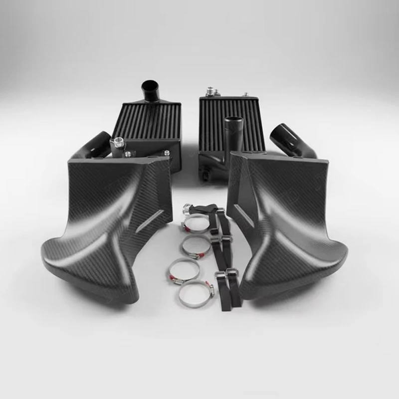 For Pors che 991.2 3.0L Turbo - Upgraded Intercooler Set with Piping, Improves Cooling Efficiency & Horsepower, Easy Install