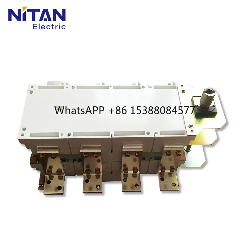 

HGLZ1-1250A/4P Three-Phase Four-Wire 4J Manual Dual Power Fuse Switch Disconnector Copper 50Hz Dual Load Disconnect Switch