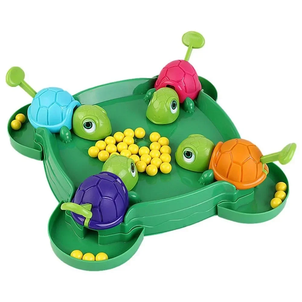 Vibrant Colours Educational Toy Birthday Gifts Turtle Board Games Eating Bean Competitive Game Bean Ball Table Game