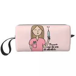 Bolsa de aseo médica personalizada para mujer, organizador de cosméticos y maquillaje, Kit de almacenamiento de belleza, Dopp