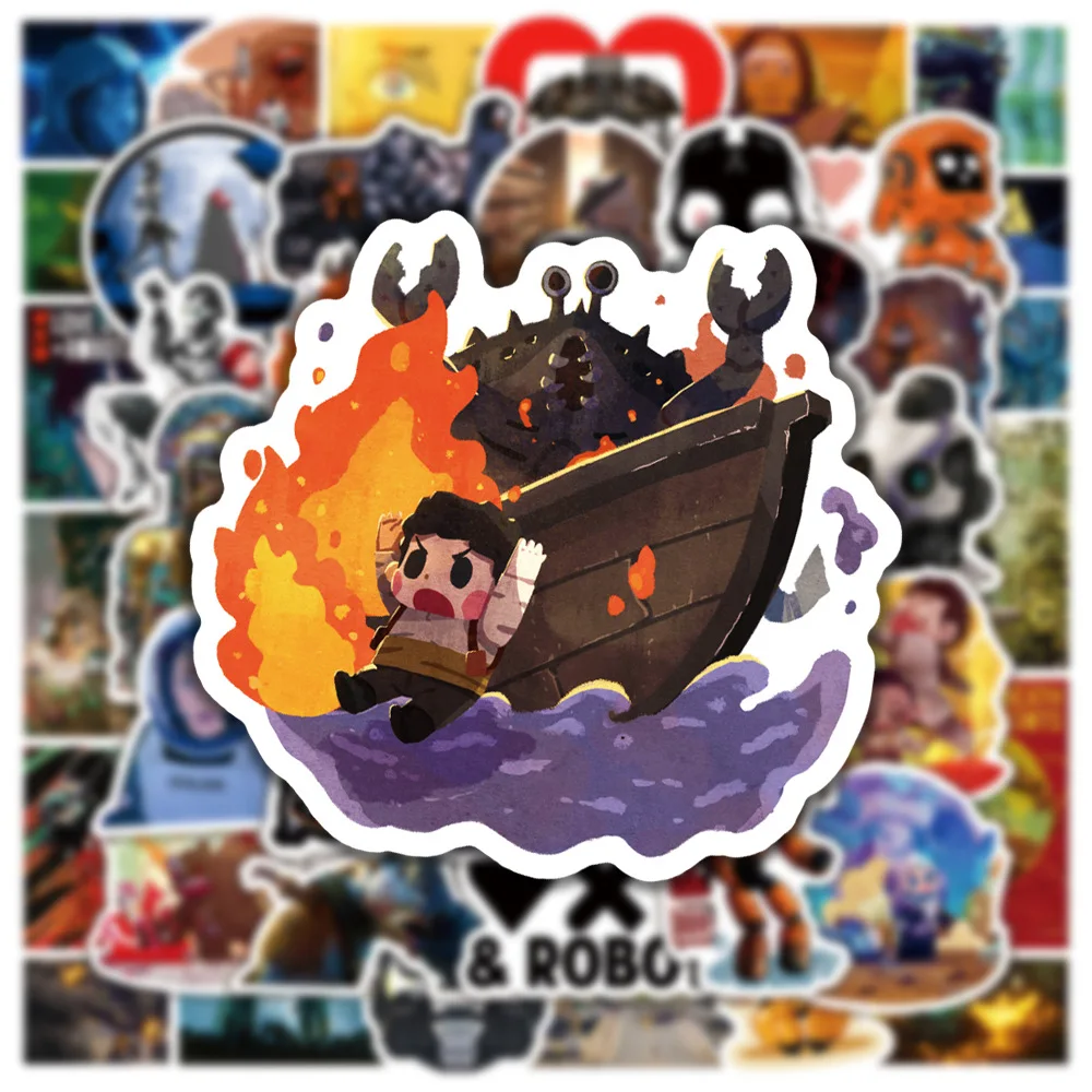 

50PCS Animated Short Love, Death&Robots Cartoon Sticker DIY Phone Laptop Luggage Skateboard Graffiti Decals Fun Gift