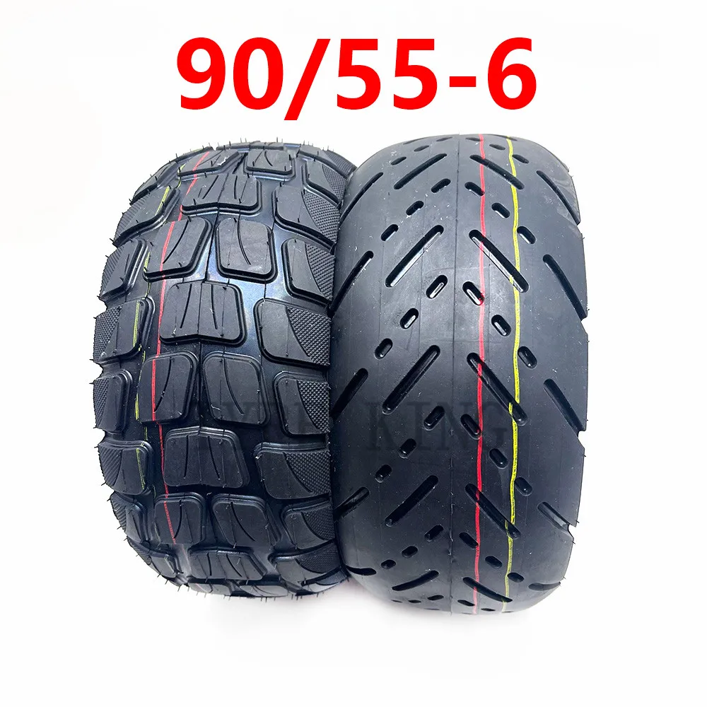 Electric Scooter Parts 90/55-6 Thickened City Tubeless Tyre 10 Inch 90/55-6 Off-road Vacuum Tire