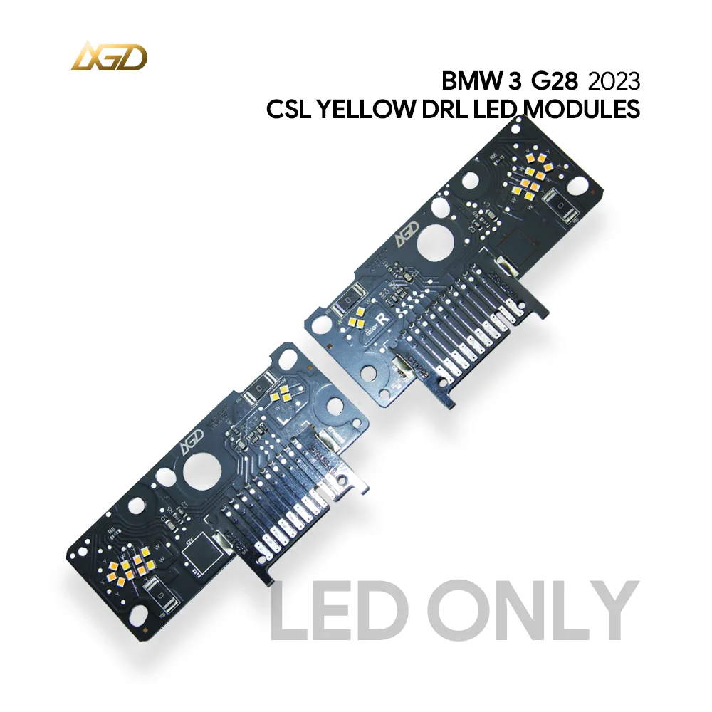 

Желтый ДХО для BMW G20 G21 G28 3 серии 2023 2024, подходит для светодиодных фар, версия для ЕС