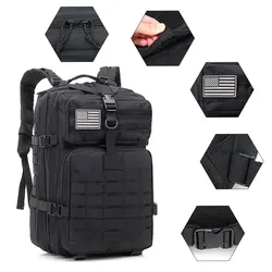 Mochila deportiva multifuncional para hombre y mujer, bolsa de gran capacidad, resistente al agua, 50L