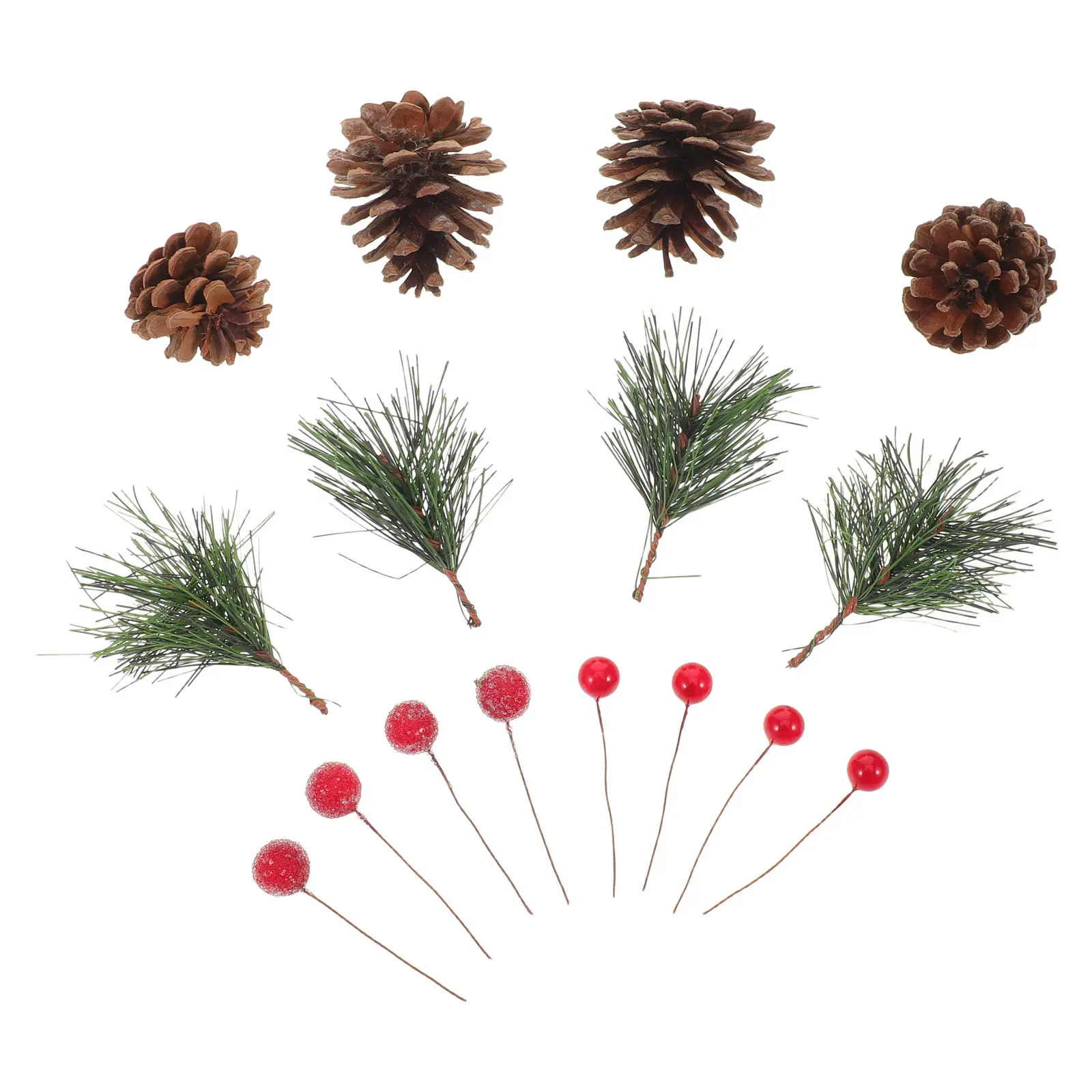 Christmas Decoration Combination Party Tree Ornaments Artificial Plant Pine Cones