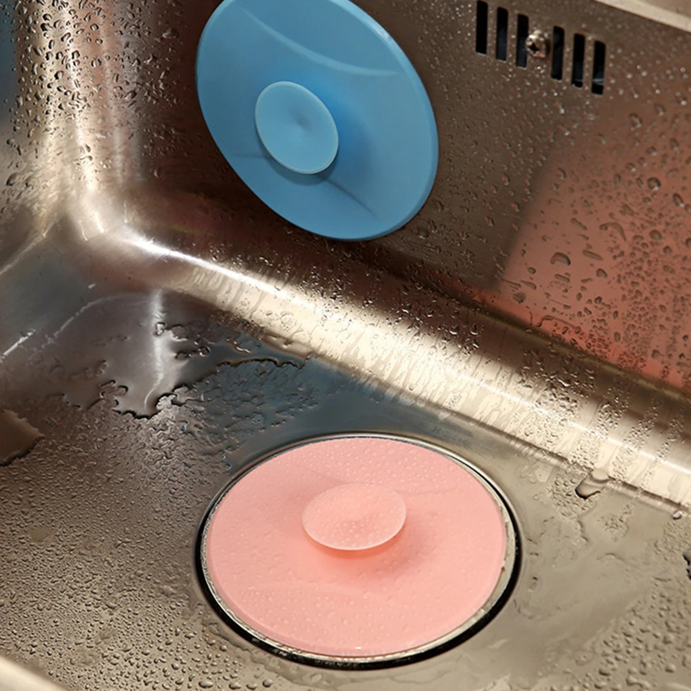 Rubber Bath Tub Sink Floor Drain Plug Kitchen Laundry Water Stopper Tool Adsorb