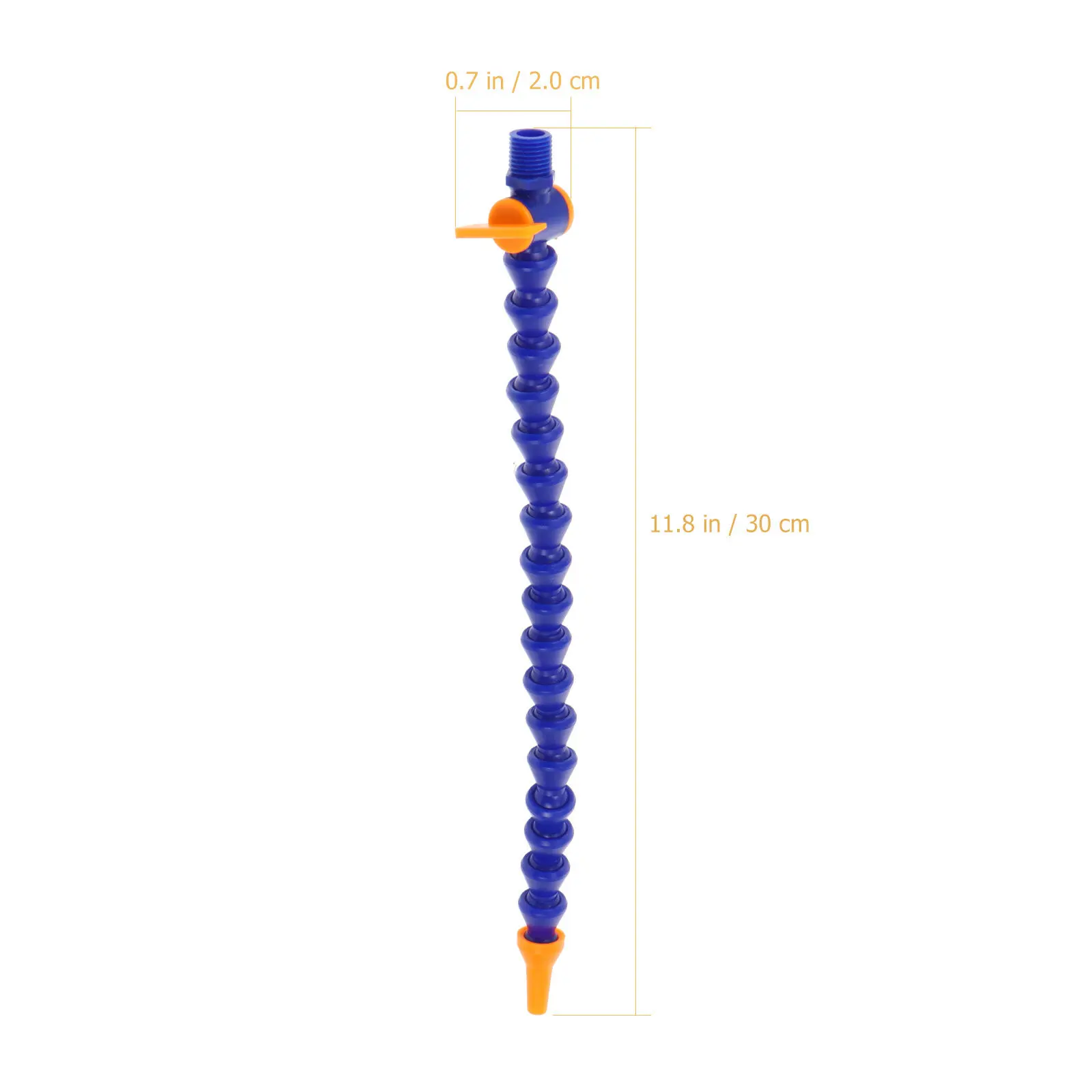 10Pcs Professional Plastic Cooling Pipes Flexible Round Nozzle Coolant Hoses for Lathe Milling Machine Hydraulic Water Oil