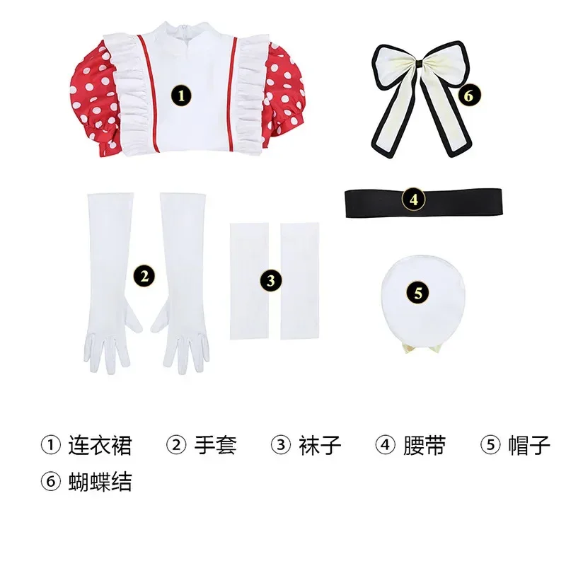 ♥   2025 Nuova Stagione 2 OSHI NO KO Cosplay Anime Hoshino Ruby Mem Cho Costume Cameriera Vestito Kana Stage Belle Uniformi Chri ★ ☆ ly99