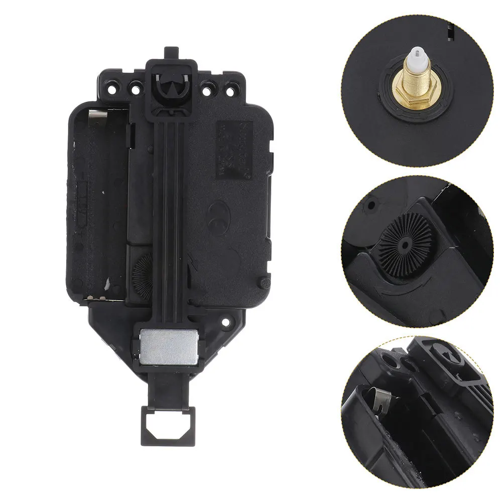 

2Pcs Silent Pendulum Clock Movement Plastic Drive Unit for Wall Clock Repair Replacement Parts Compatible with Craft Frameless