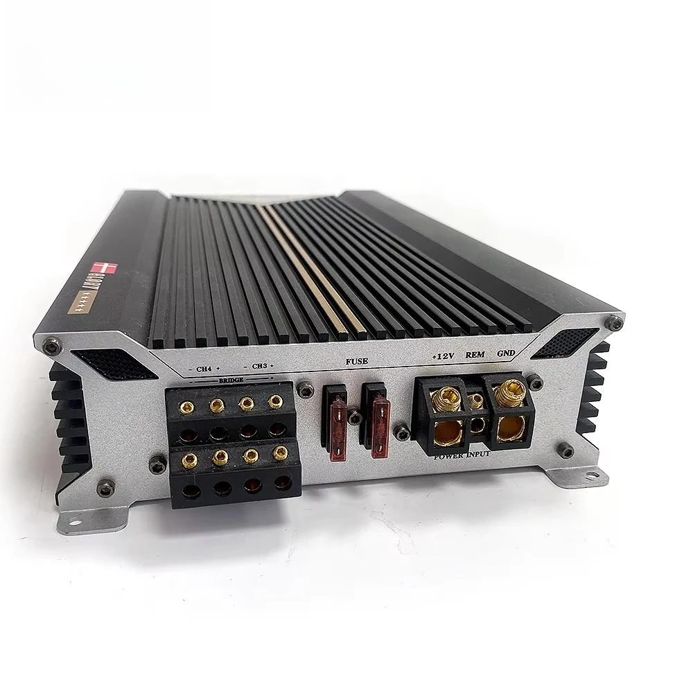 Car modification DIY car enthusiast feverNew Design High Quality High Power 4-channel 12V Car Audio Unit Class AB