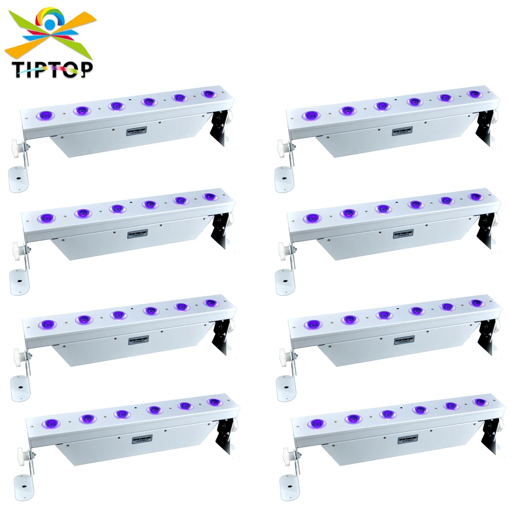 

TIPTOP DJ Freedom Par TP-BW0618N Indoor Battery-Powered Wireless 6x18W LED Bar Style Wash Light for Wedding Birthday Party DJ