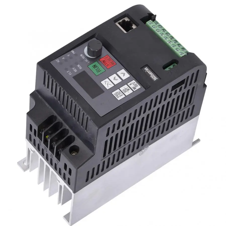 Universal VFD Frequency Speed Controller 2.2KW AC Frequency Inverter 3 phase 220V output For Three-Phase AC Fan Motor