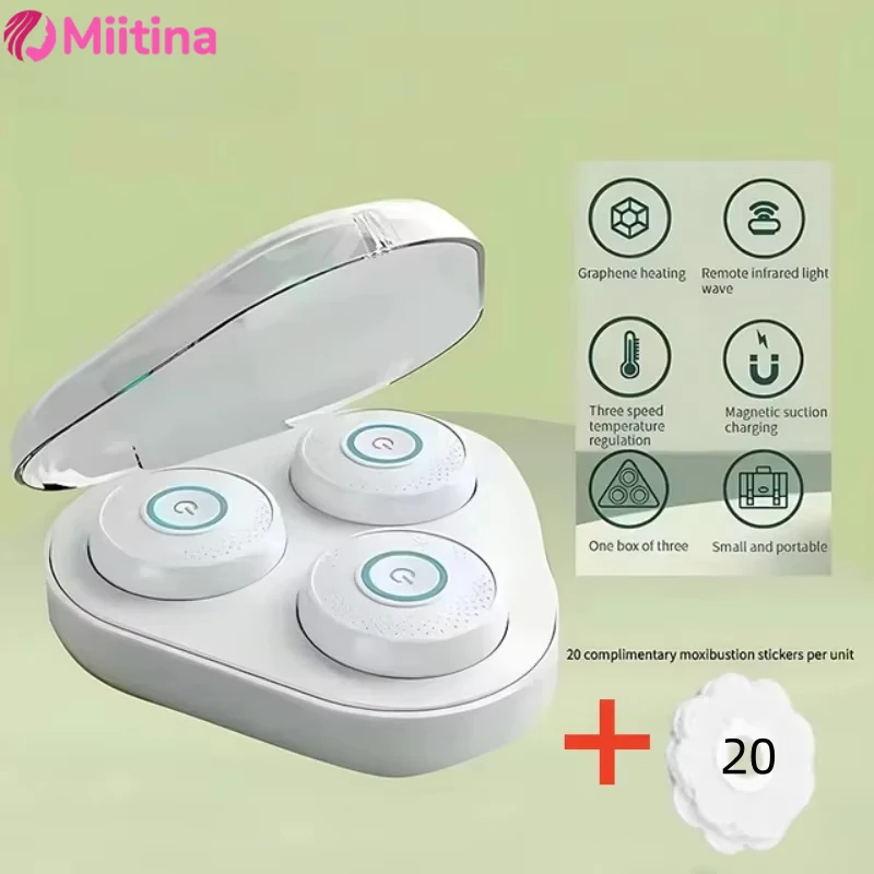 

Portable Intelligent moxibustion device Mini Moxibustion Apparatus Device Heating Acupoint Massage Pain Relief skin care healthy