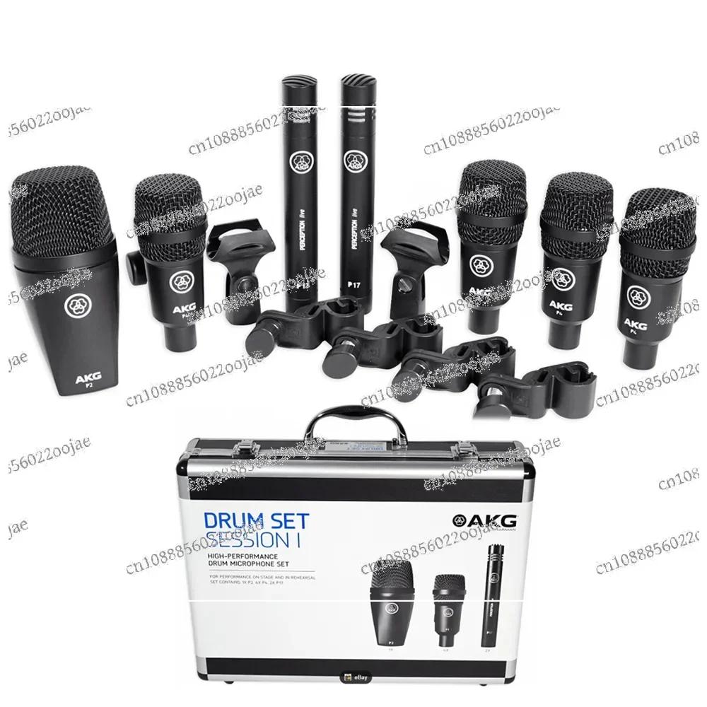 AKG Session I Seven-Piece drum microphone set Stage Perormance Instrument Condenser Professional Dynamic mic Recording For Band