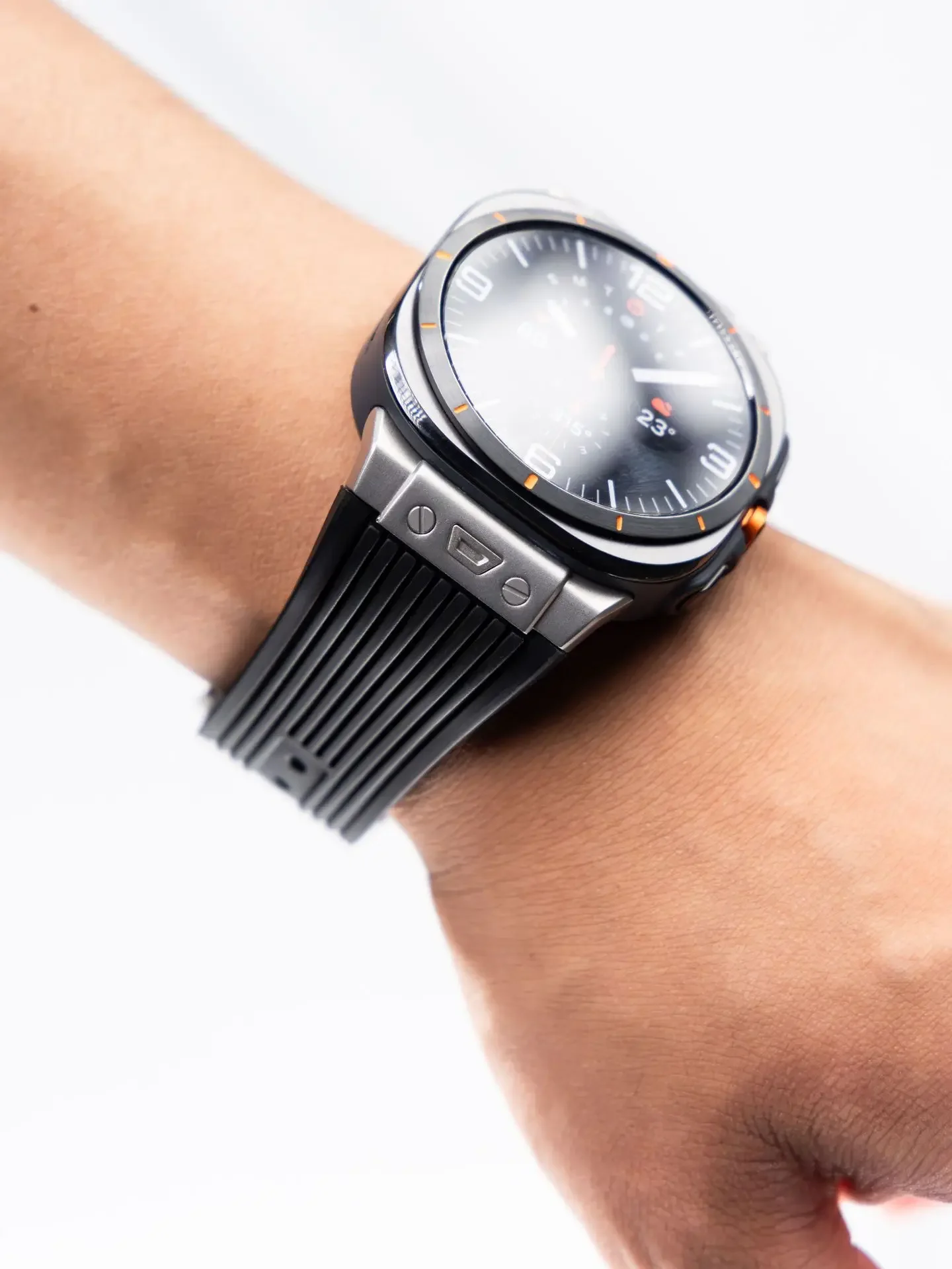 Спортивный силиконовый ремешок для Samsung Galaxy Watch Ultra, сменный браслет, аксессуары для Samsung Galaxy Watch Ultra, ремешок 47 мм