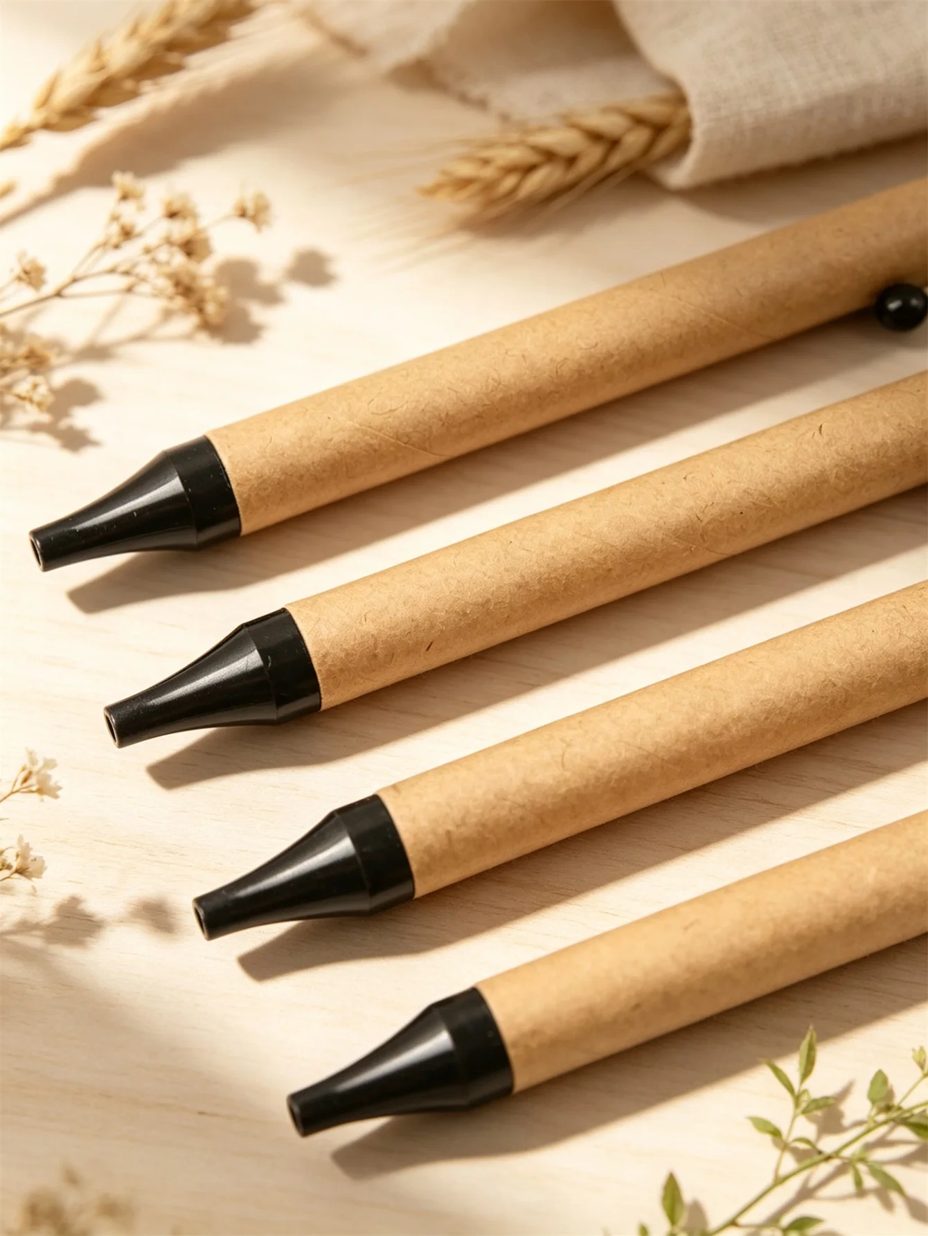 Custom Engraved Pen Eco-Friendly Kraft Paper Pen Sustainable Stationery Teacher Appreciation Gift Student Graduation Present Bul