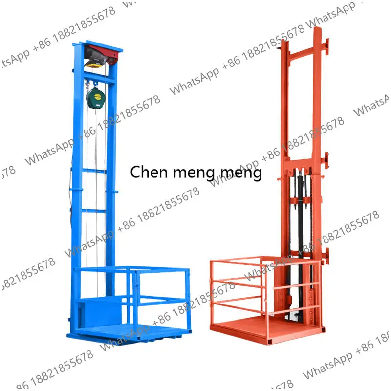 Electric Hydraulic Warehouse Lift Lifting Equipment Freight Elevator 2-12meters Support Customization Factory Direct Sales