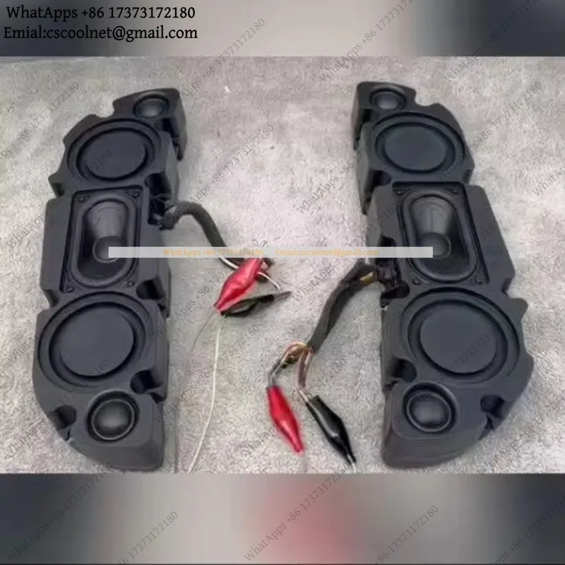 JS03 Hi-Fi 2-Way 3-Driver Passive Bookshelf Speaker, Dual Bass Radiators & Dual Tweeters, Long-Throw High-Fidelity Audio