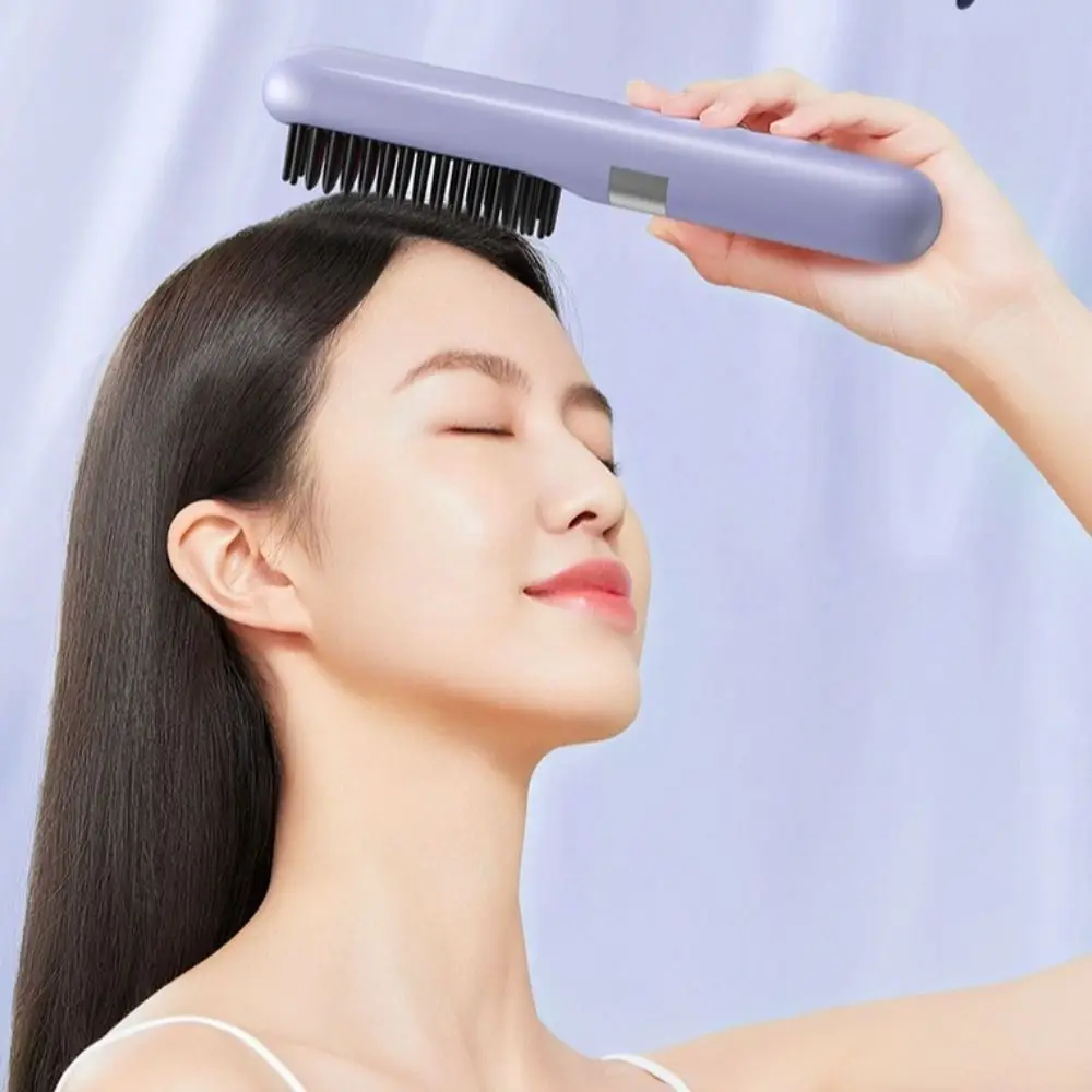 

Беспроводной выпрямитель для волос с зарядкой через USB, профессиональная электрическая расческа с быстрым нагревом, щетка для выпрямления волос с защитой от ожогов