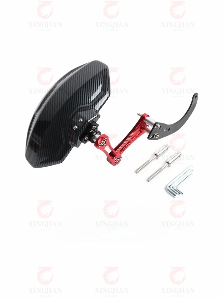 Carbon Fiber Pattern Motorcycle Rear Mudguards for ZONTES 350D 350M 150D 150M ABS Material Modification Accessories