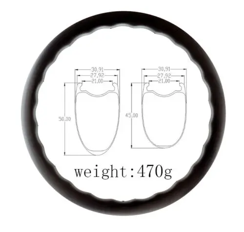 700c Carbon Disc Brake Wheelset, 50/60mm depth clincher carbon rim, lightweight high-performance road bicycle racing wheel parts