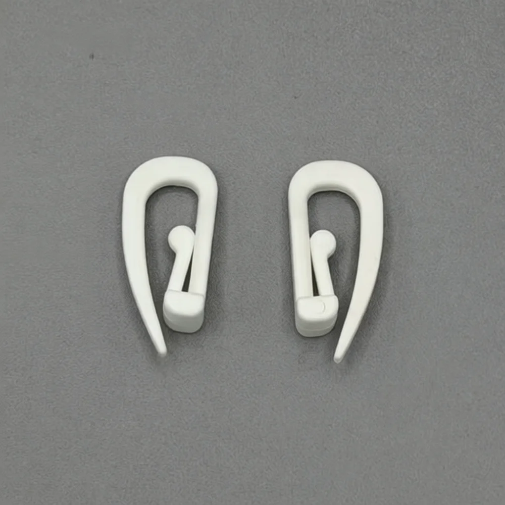 Premium Plastic Curtain Hooks White Drapery Pin Gliders For Window Tracks Easy Install Home Decoration Accessories Reliable Qual