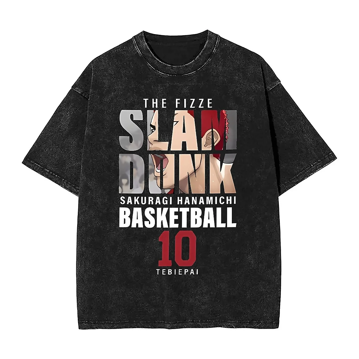 Slam Dunked T-Shirt Japanese Anime Trending T-Shirts Short Sleeve Awesome Tshirt Beach Simple O-Neck Plus Size Tees