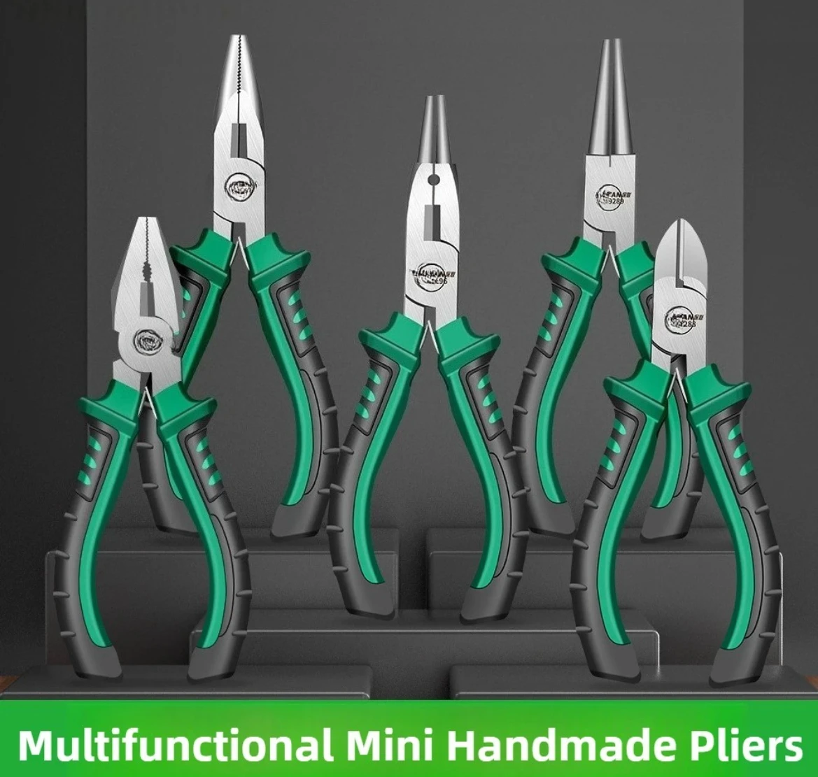 

5-дюймовые мини-многофункциональные плоскогубцы, остроконечные плоскогубцы, специальные плоскогубцы для электрика, небольшие тиски промышленного класса ручной работы