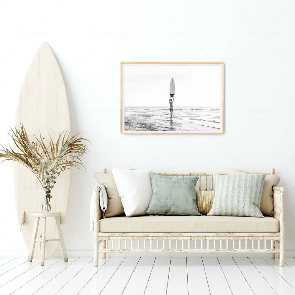 كاليفورنيا طباعة تصفح التصوير جدار الفن قماش اللوحة ركوب الأمواج الشاطئ الملصقات الساحلية ديكور لغرفة المعيشة جدار صور