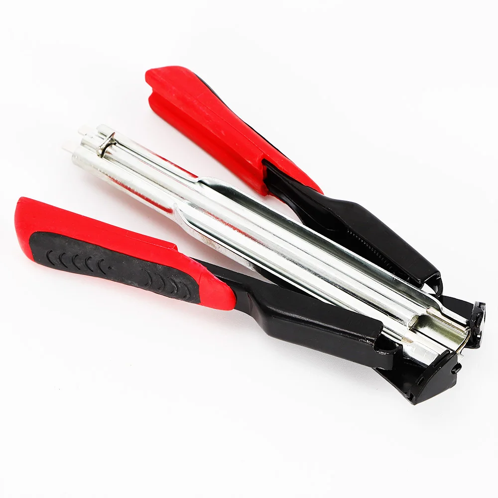 Hog Ring Pliers With 2500 C Clips Spring Loaded Fastening Cage Clamp Fences